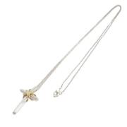 Tiffany & Co. Pre-owned Pre-owned Silver halsband Gray, Dam