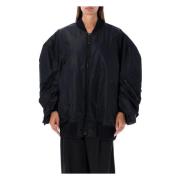 Junya Watanabe Oversized Bomberjacka Svart Aw24 Black, Dam