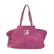 Fendi Vintage Pre-owned Laeder fendi-vskor Purple, Dam