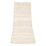 Laneus Alpaca Jacquard Longuette Kjol Beige, Dam