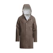 Stutterheim Lätt Vattentät Regnrock Brown, Dam