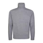 Drumohr Merino Turtleneck Tröja Gray, Herr