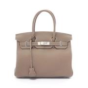 Hermès Vintage Pre-owned Laeder handvskor Gray, Dam