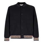 Laneus Varsity Cashmere Bomber Black, Herr