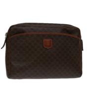 Celine Vintage Pre-owned Canvas kuvertvskor Brown, Dam