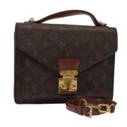 Louis Vuitton Vintage Pre-owned Canvas louis-vuitton-vskor Brown, Dam