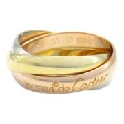 Cartier Vintage Pre-owned Vitt guld ringar Yellow, Dam