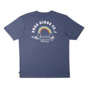 Billabong Funghi T-shirt Blue, Herr