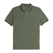 Fred Perry Gröna T-shirts och Polos Green, Herr