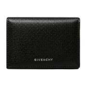 Givenchy Svart Läderkorthållare Black, Herr