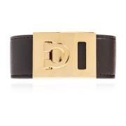 Salvatore Ferragamo Läderarmband Brown, Dam