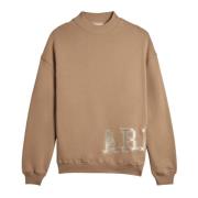 Axel Arigato Oversized Broderad Sweatshirt Brown, Dam