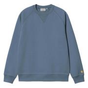 Carhartt Wip Chase Sweat Långärmad T-shirt Blue, Herr