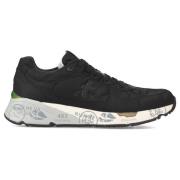 Premiata Vintage Stil Sneakers med Unika Detaljer Black, Herr