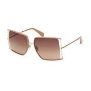 Max Mara Mm0120 47F Sunglasses Brown, Dam