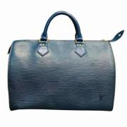 Louis Vuitton Vintage Pre-owned Laeder louis-vuitton-vskor Blue, Dam