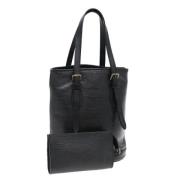 Louis Vuitton Vintage Pre-owned Laeder axelremsvskor Black, Dam