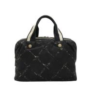 Chanel Vintage Pre-owned Tyg chanel-vskor Black, Dam