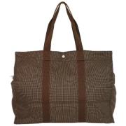 Hermès Vintage Pre-owned Canvas shoppers Brown, Dam