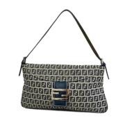 Fendi Vintage Pre-owned Nylon fendi-vskor Blue, Dam