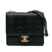 Chanel Vintage Pre-owned Laeder crossbodyvskor Black, Dam