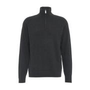 Paolo Pecora Grå Stickad Turtleneck Aw24 Gray, Herr