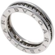 Bvlgari Vintage Pre-owned Vitt guld ringar Gray, Dam