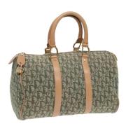 Dior Vintage Pre-owned Canvas resvskor Green, Dam