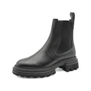 Hogan Chelsea Boots för kvinnor, högkvalitativt läder Black, Dam