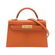 Hermès Vintage Pre-owned Laeder handvskor Orange, Dam