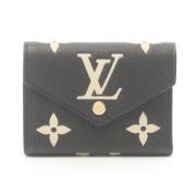 Louis Vuitton Vintage Pre-owned Laeder plnbcker Black, Dam