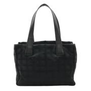 Chanel Vintage Pre-owned Nylon chanel-vskor Black, Dam