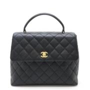 Chanel Vintage Pre-owned Laeder chanel-vskor Black, Dam