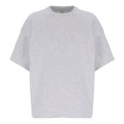 Laneus Oversized Vadderad T-shirt Gray, Dam