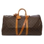 Louis Vuitton Vintage Pre-owned Tyg louis-vuitton-vskor Brown, Dam