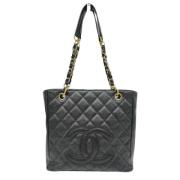 Chanel Vintage Pre-owned Laeder chanel-vskor Black, Dam