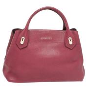 Burberry Vintage Pre-owned Laeder handvskor Red, Dam