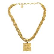 Givenchy Pre-owned Pre-owned Tyg halsband Yellow, Dam