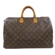 Louis Vuitton Vintage Pre-owned Tyg louis-vuitton-vskor Brown, Dam