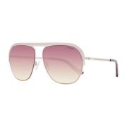 Guess Gradient Aviator Solglasögon med Metallram Pink, Unisex