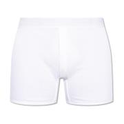 Moschino Räfflade Boxerbriefs White, Herr