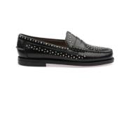 Sebago Läderloafers för Kvinnor Black, Dam