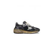 Golden Goose Svarta och silver Running-Dad sneakers Black, Dam