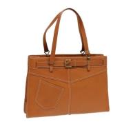 Dior Vintage Pre-owned Laeder totevskor Brown, Dam