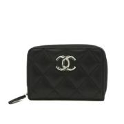 Chanel Vintage Pre-owned Laeder hem-och-kontorstillbehr Black, Dam