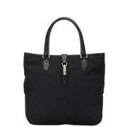 Gucci Vintage Pre-owned Canvas totevskor Black, Dam