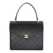 Chanel Vintage Pre-owned Laeder chanel-vskor Black, Dam