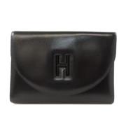 Hermès Vintage Pre-owned Laeder kuvertvskor Black, Dam