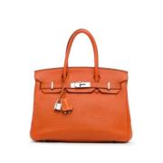 Hermès Vintage Pre-owned Laeder handvskor Orange, Dam