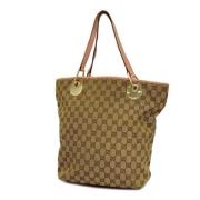 Gucci Vintage Pre-owned Canvas gucci-vskor Brown, Dam